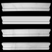 Bianco Dolomiti Marble Italian White Dolomite Crown Molding Polished